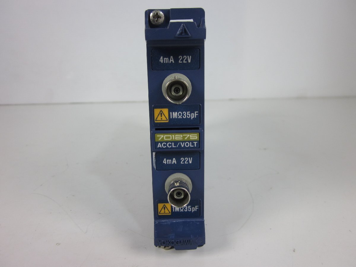 Yokogawa 7012-75 Acceleration/Voltage Module 100kS/s 16bit 2ch [k1230687696]