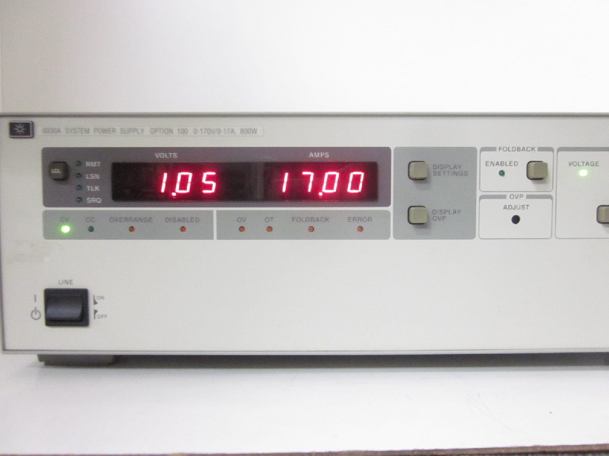 Agilent 6030A Autoranging DC Power Supply 170V 17A 800W [u1230695669]