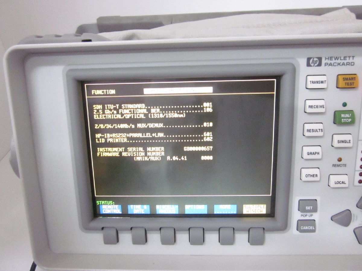 HP 37718A OmniBER 718A Communications Analyzer [l1230692141]