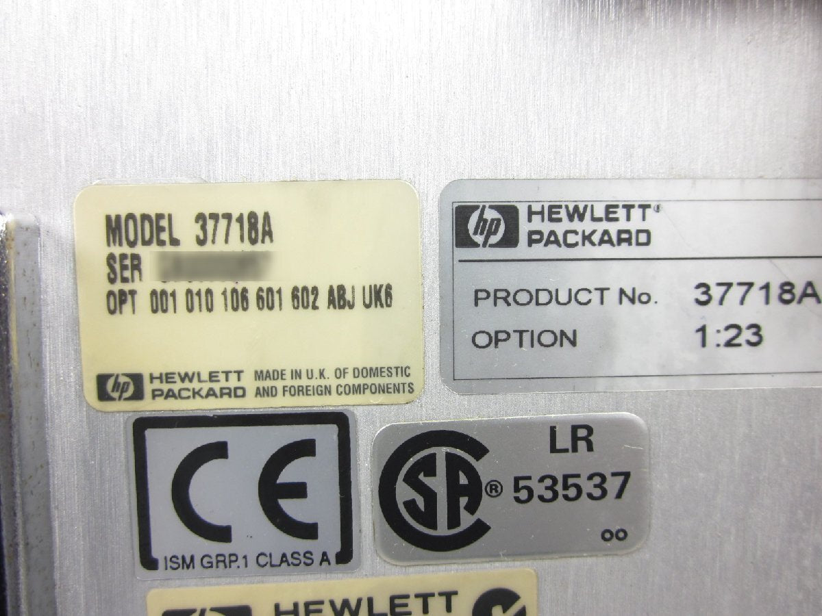 HP 37718A OmniBER 718A Communications Analyzer [l1230692141]