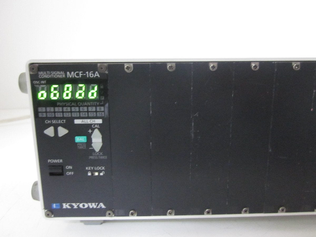 Kyowa MCF-16A Multi Signal Conditioner Strain Amplifier 8CH [w1230689673]