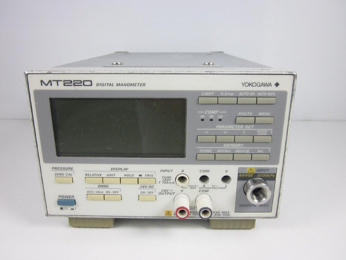 Yokogawa MT220 Digital Manometer Pressure Gauge [g1230680898]