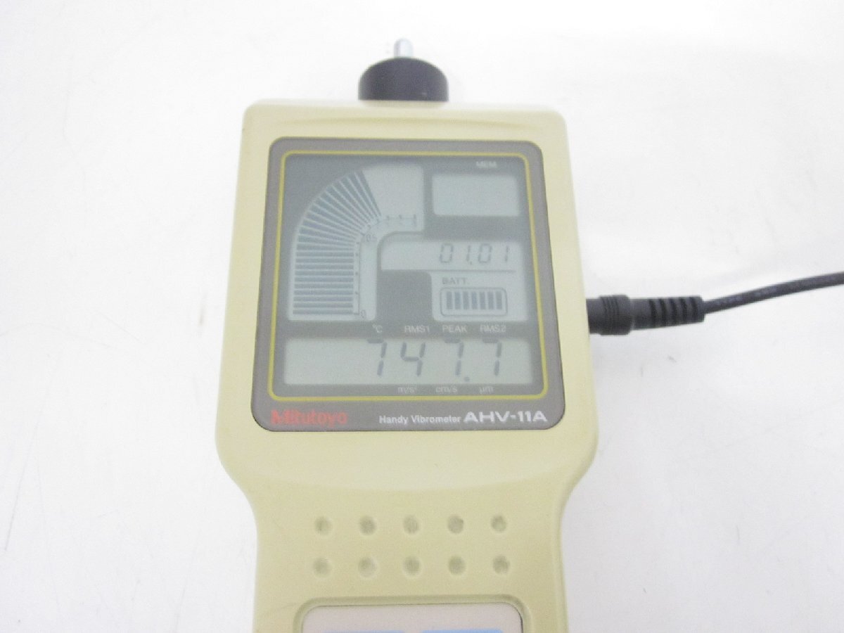 Mitutoyo AHV-11A Handy Vibrometer [b1230688366]
