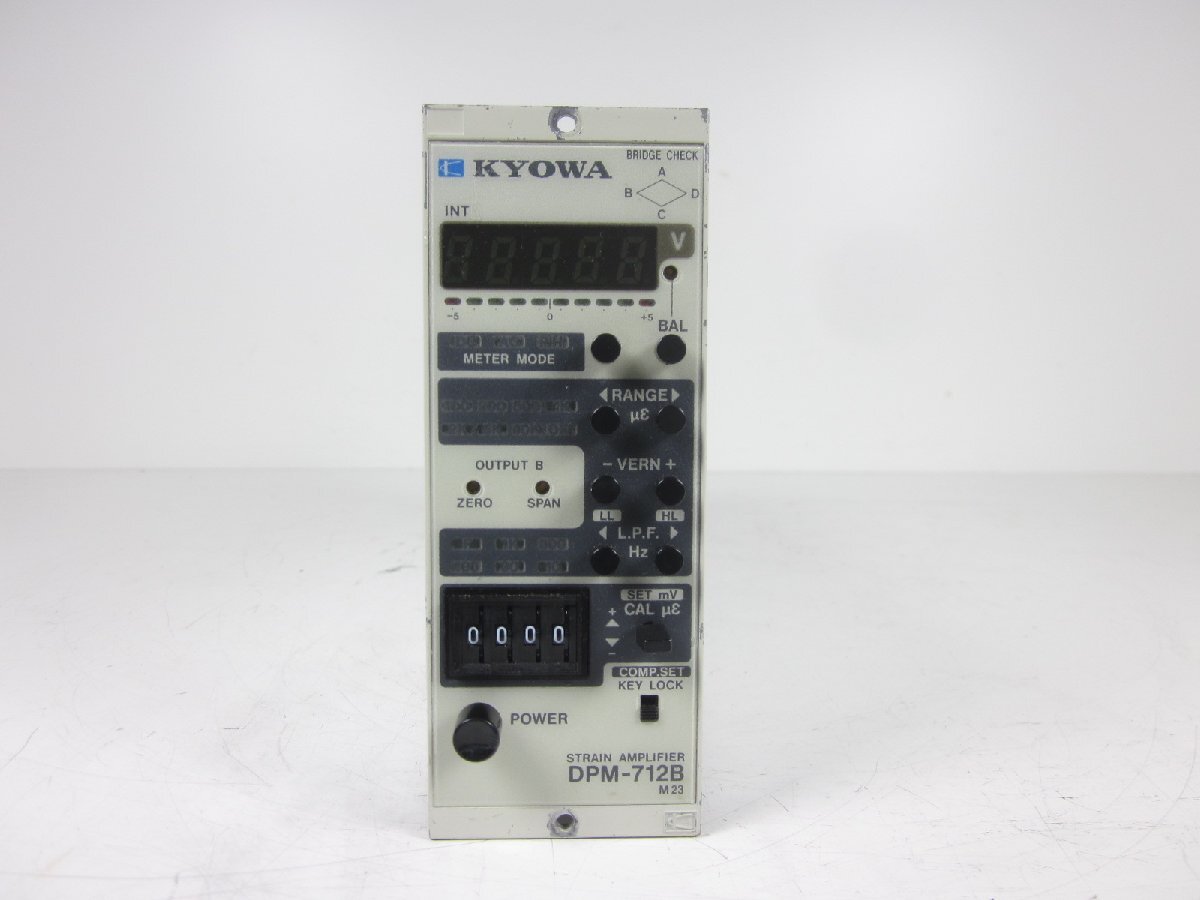 Kyowa DPM-712B Dynamic Strain Amplifier DC-5kHz [f1230686220]