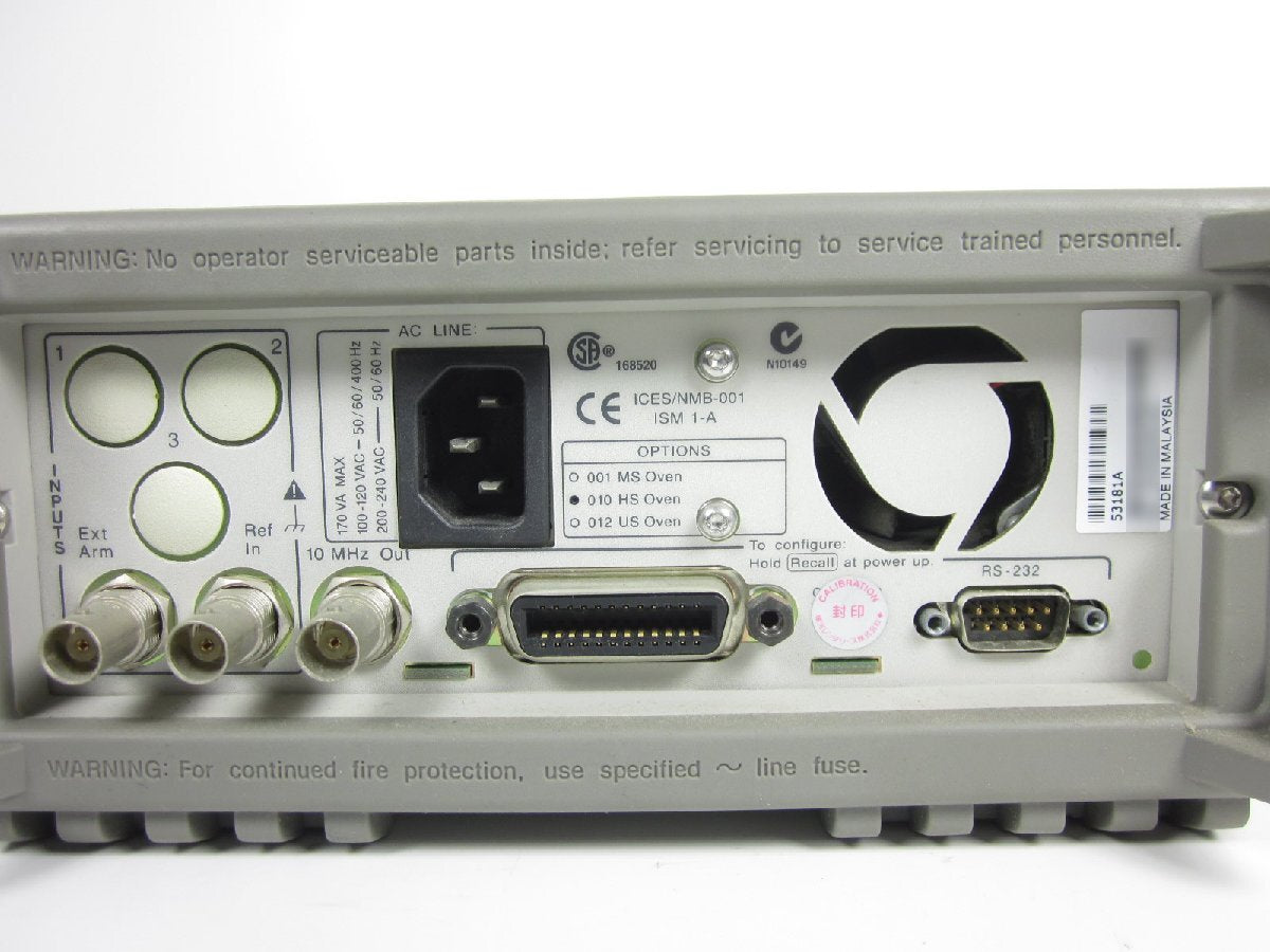 Agilent 53181A Frequency Counter 0.1Hz-3GHz [c1230690684]