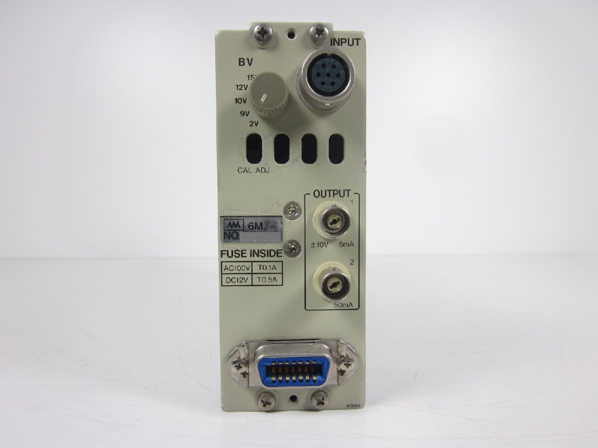 NEC 6M92 DC Strain Amplifier Unit for 43721/7796/7797/7798/7799/7902 [c1230692811]