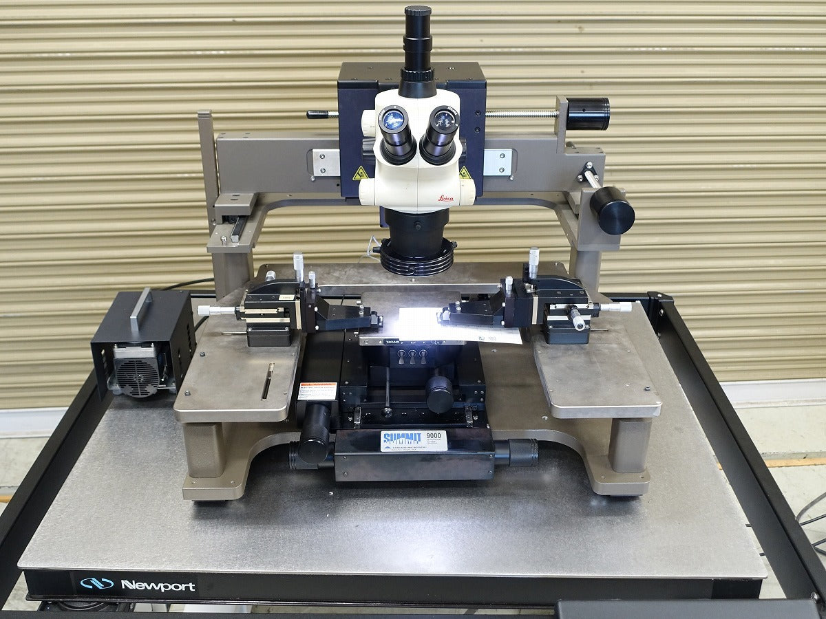 Cascade Microtech Summit 9000 Analytical Probe Station with Leica S6D Microscope and Newport VH-3036-OPT [g1230797306]