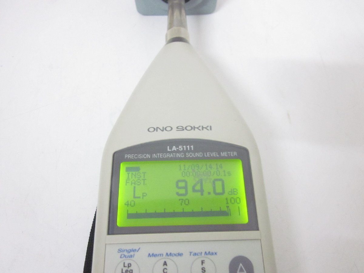 Ono Sokki LA5111 Precision Sound Level Meter [k1230817327]