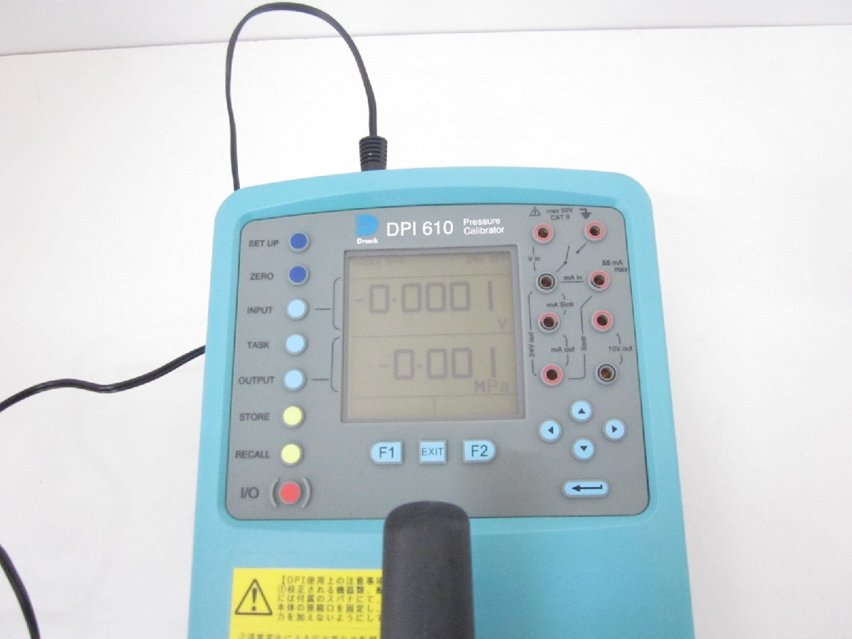 GE Sensing DPI610I Portable Pressure Calibrator 0-20MPa [o1230820704]
