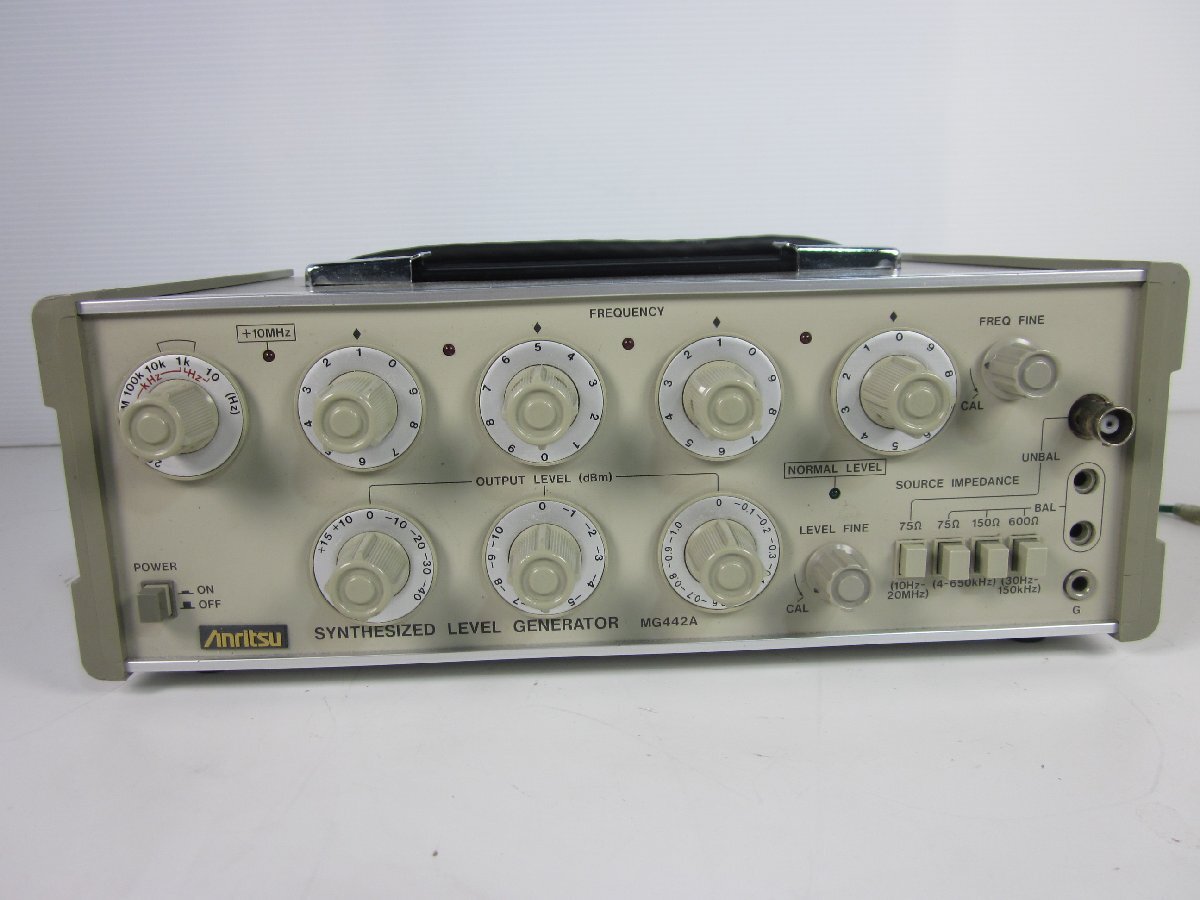 Anritsu MG442A Synthesized Level Generator 20MHz [u1230820268]
