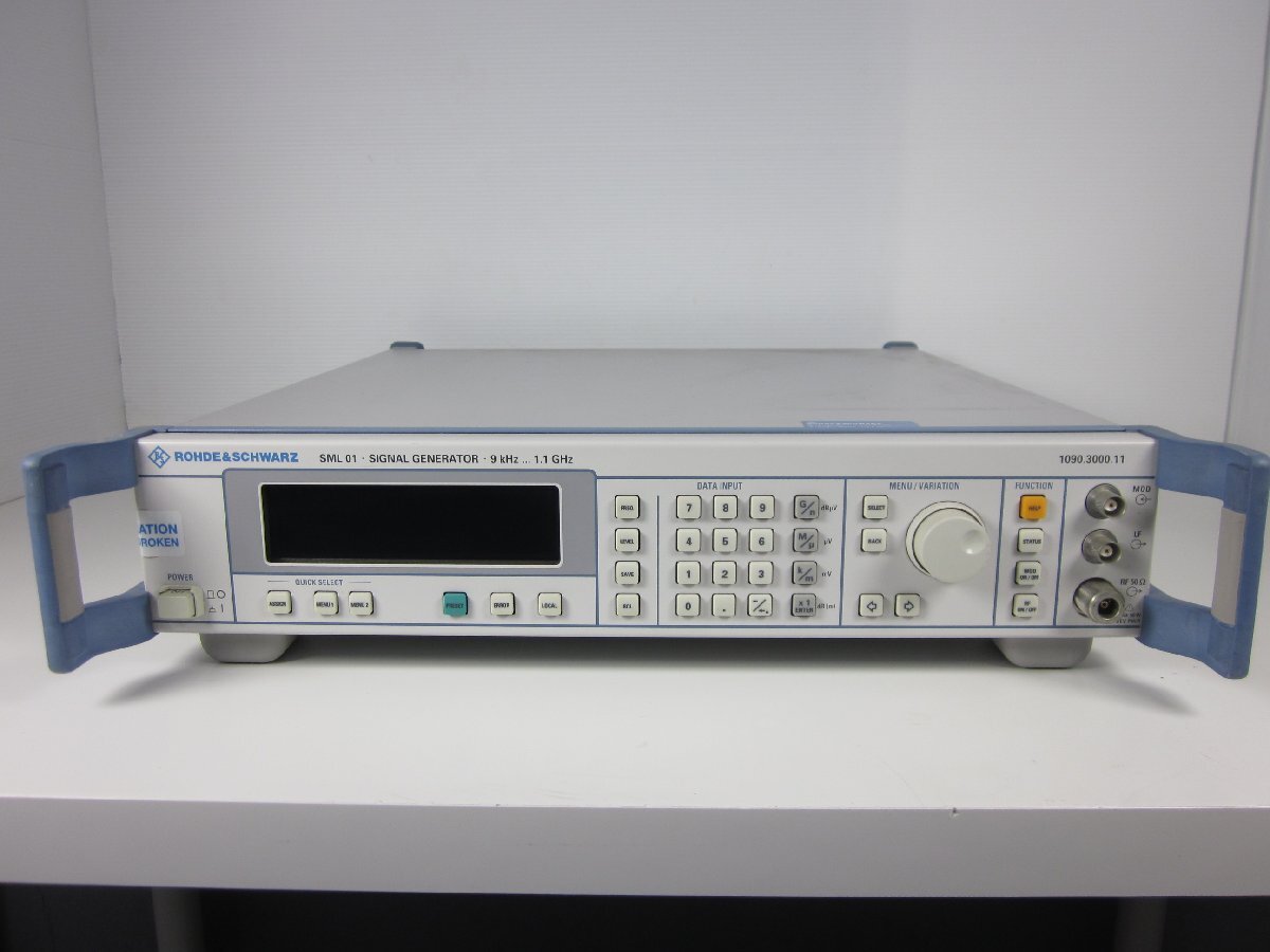 Rohde & Schwarz SML01 Signal Generator 9kHz-1.1GHz [q1230810921]
