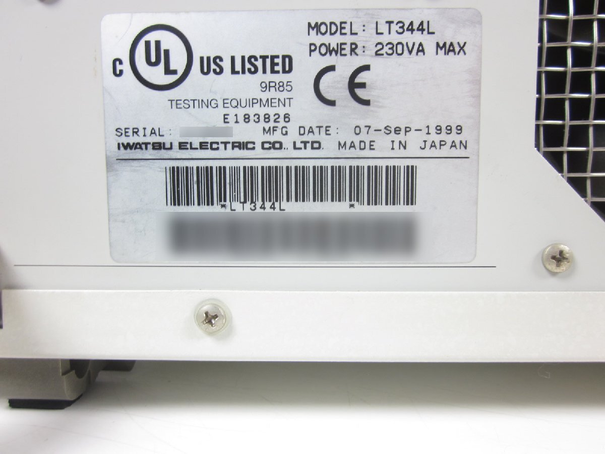 Iwatsu LT344L Digital Oscilloscope 4ch 500MHz [q1230804943]