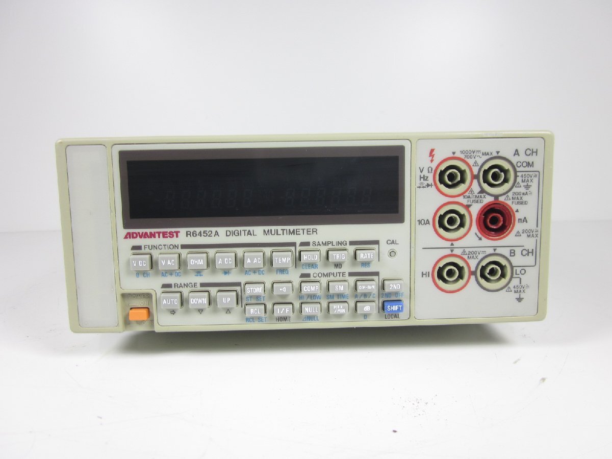 Advantest R6452A Digital Multimeter 5.5 Digit with Dual Input [w1230816161]
