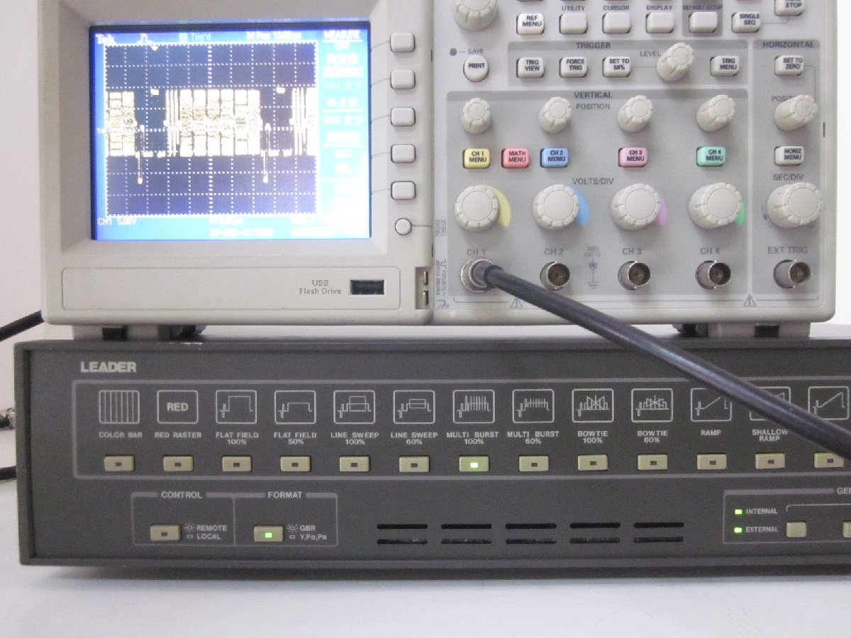 Leader Electronics 440 HDTV Test Signal Generator 1125 Lines [f1230812664]