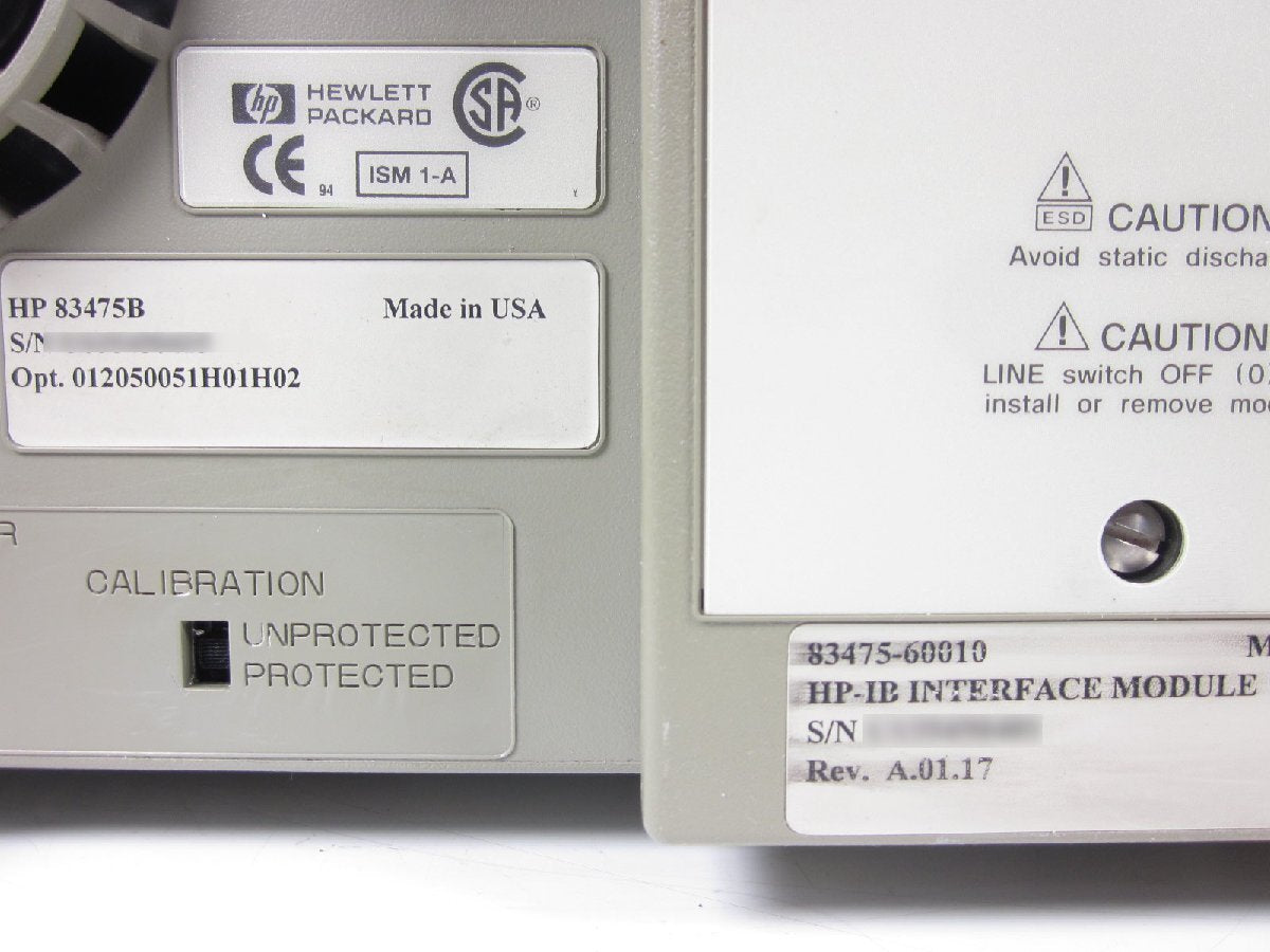 HP 83475B Optical Communication Analyzer [w1230808144]
