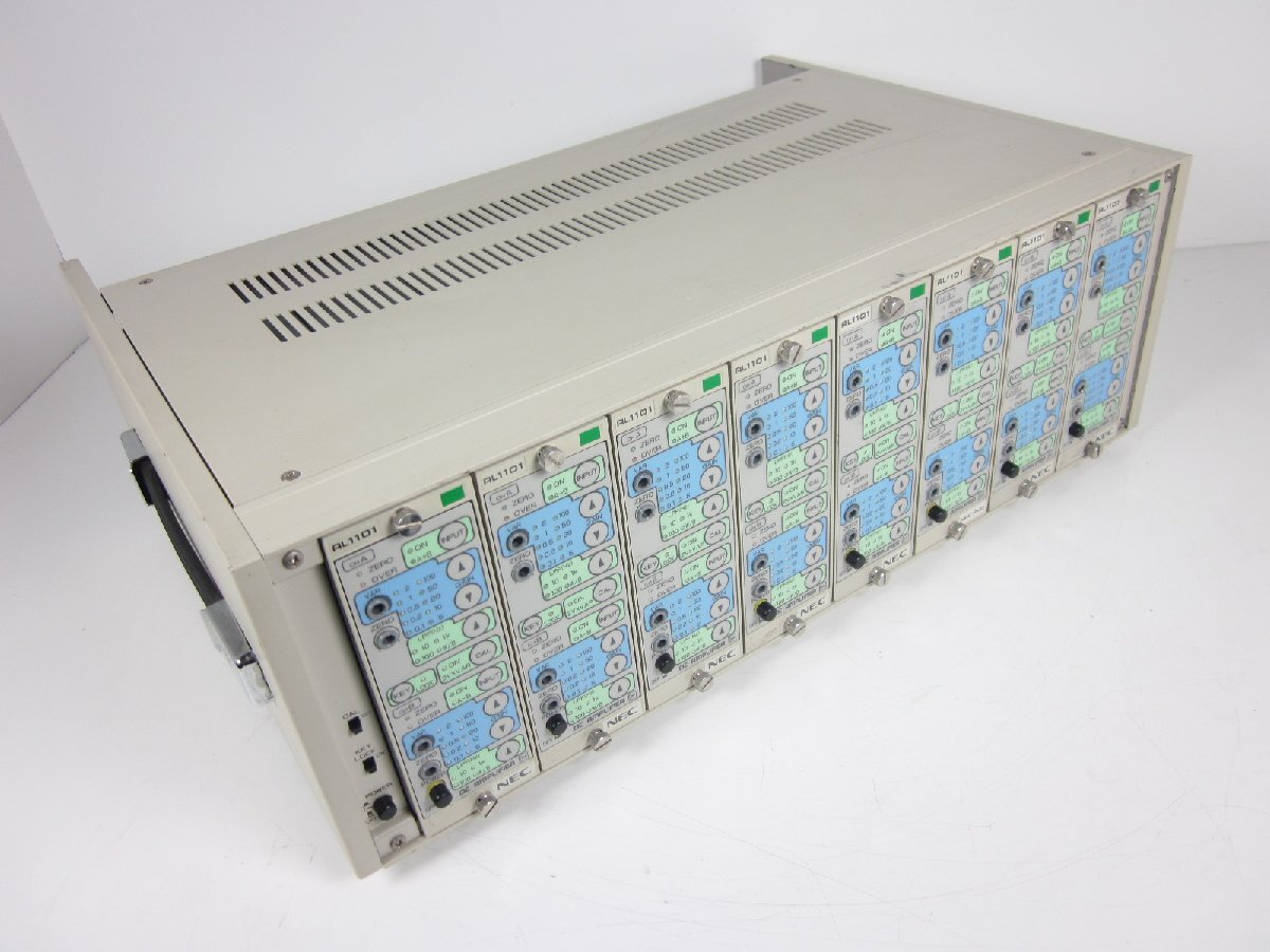 NEC Avio AL13-104 Benchtop Case with 8x AL1101 DC Amplifiers [b1230810926]