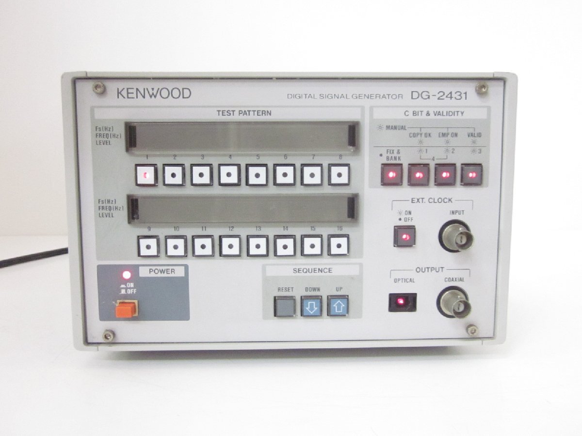 Kenwood DG-2431 Digital Audio Signal Generator [r1230815681]