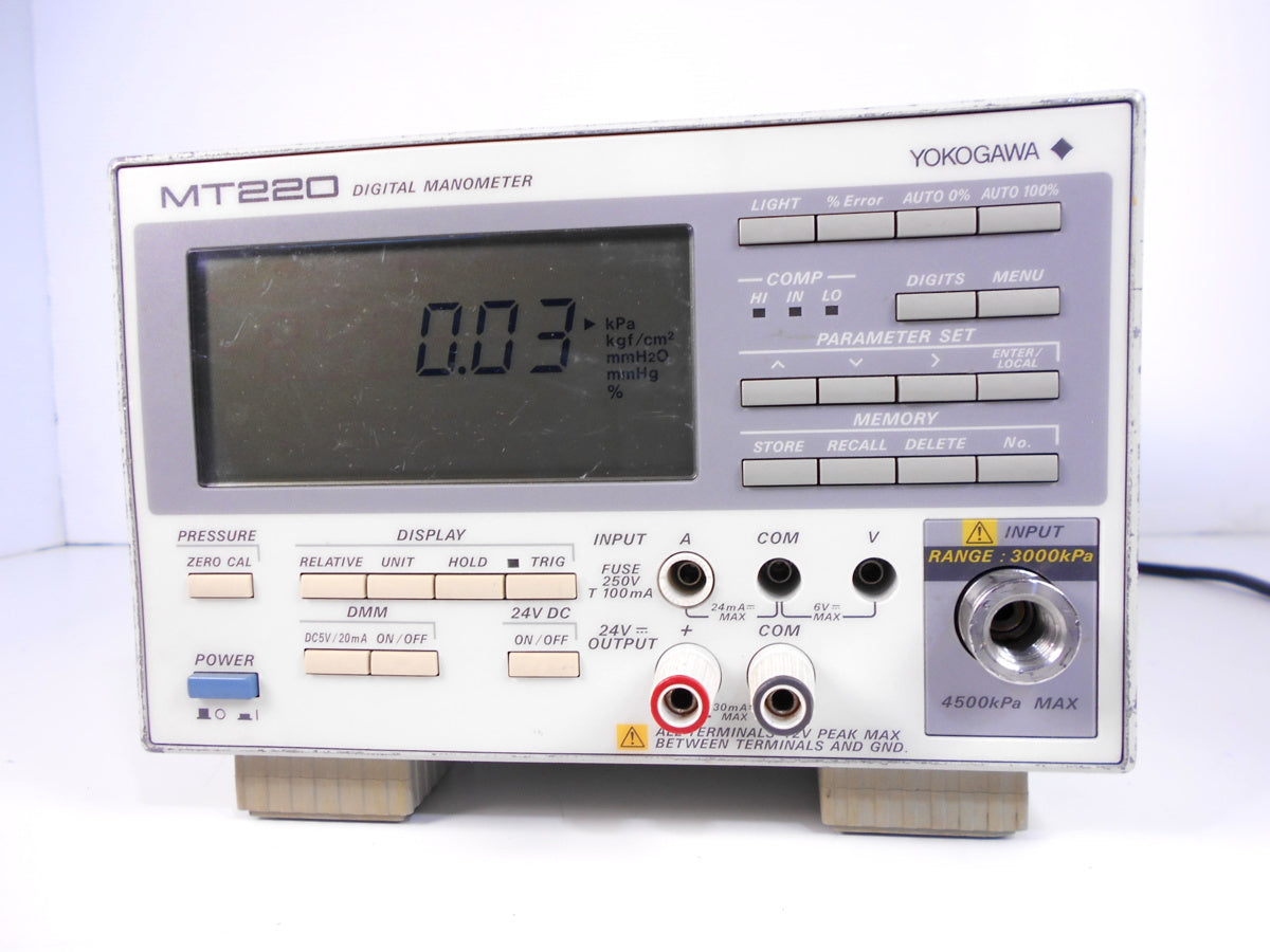 Yokogawa MT220 Digital Manometer 3000kPa [g1230812373]