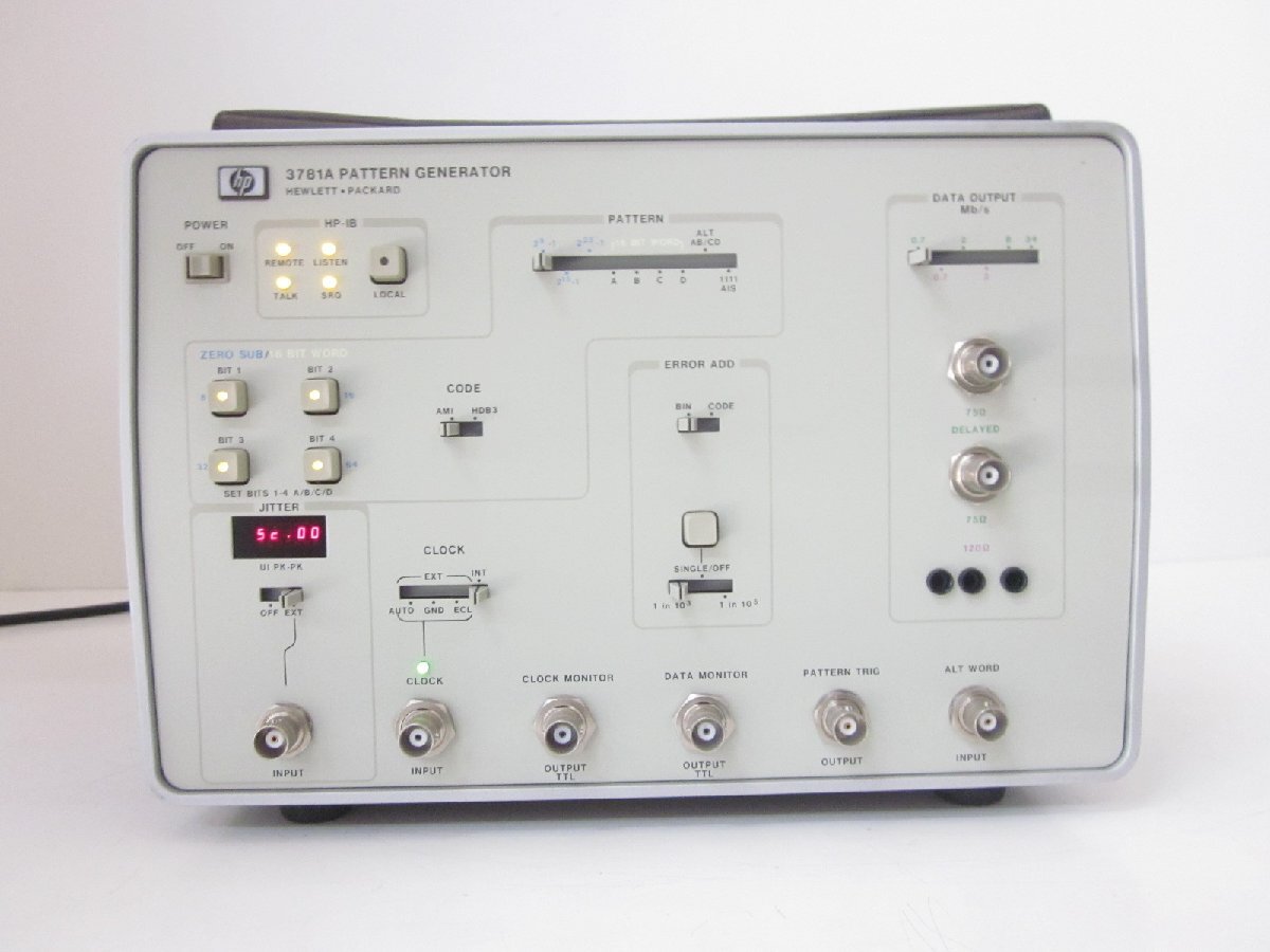 HP 3781A Pattern Generator [x1230810104]