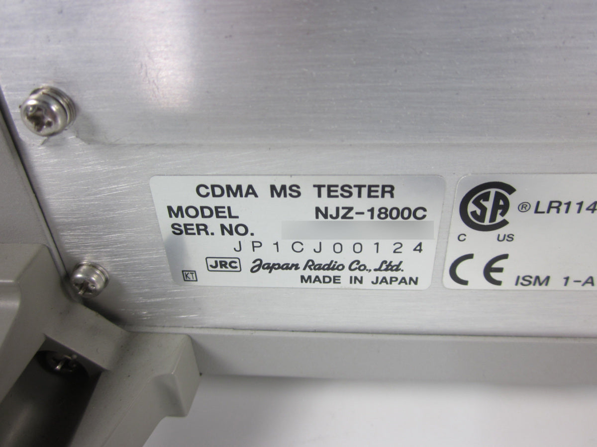 JRC NJZ1800C Mobile Station Test Set [c1230820305]