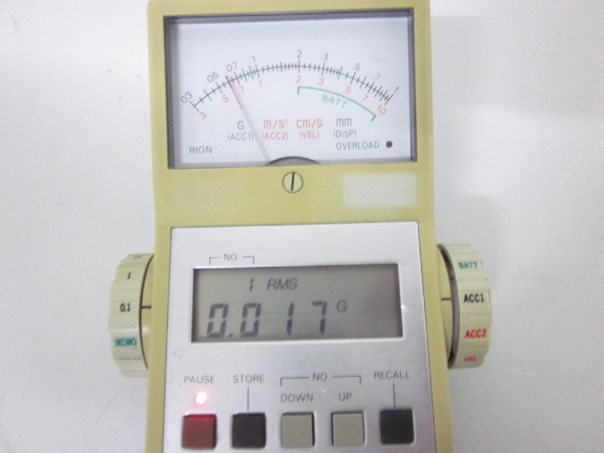 Rion VM-61 Portable Vibration Meter [e1230817891]