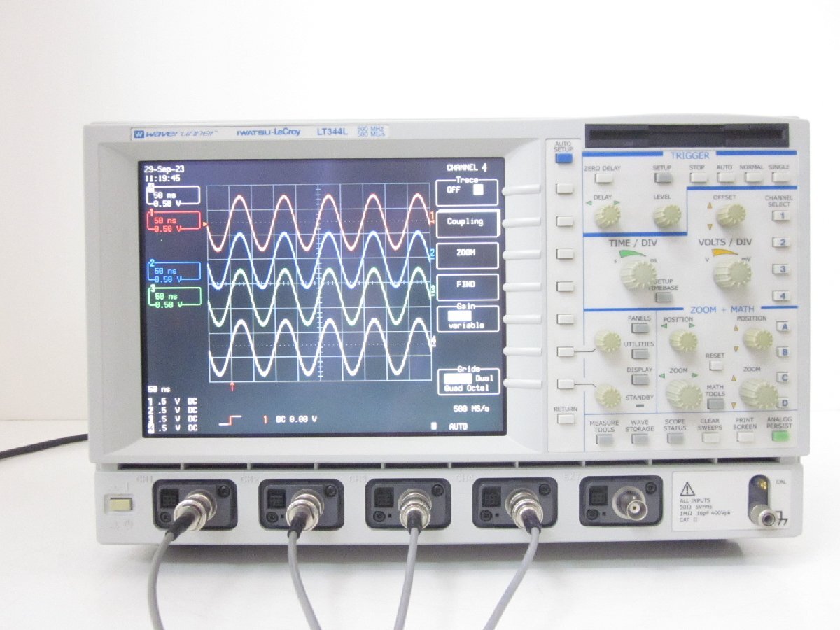 Iwatsu LT344L Digital Oscilloscope 4ch 500MHz [q1230804943]