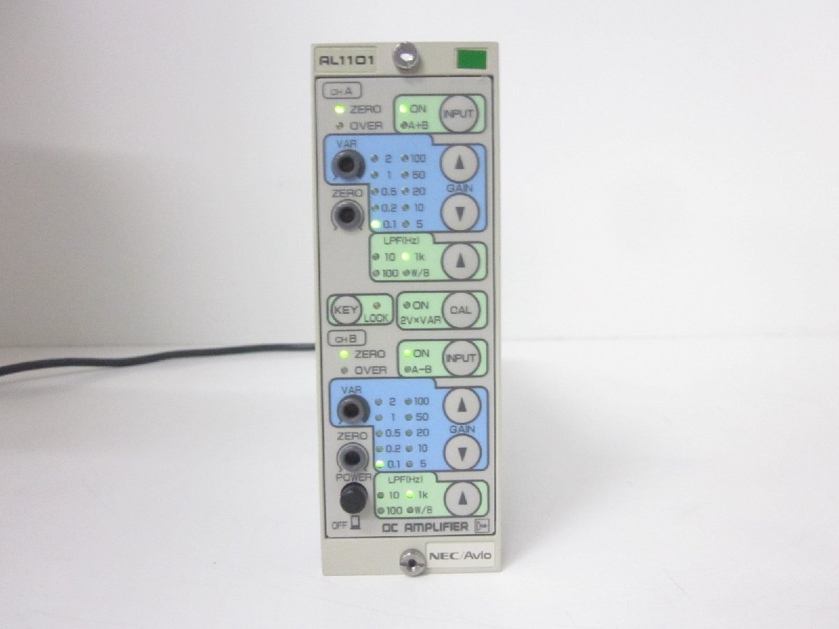 NEC AL1101 Isolation DC Amplifier 2 Channel Signal Conditioner [c1230815532]
