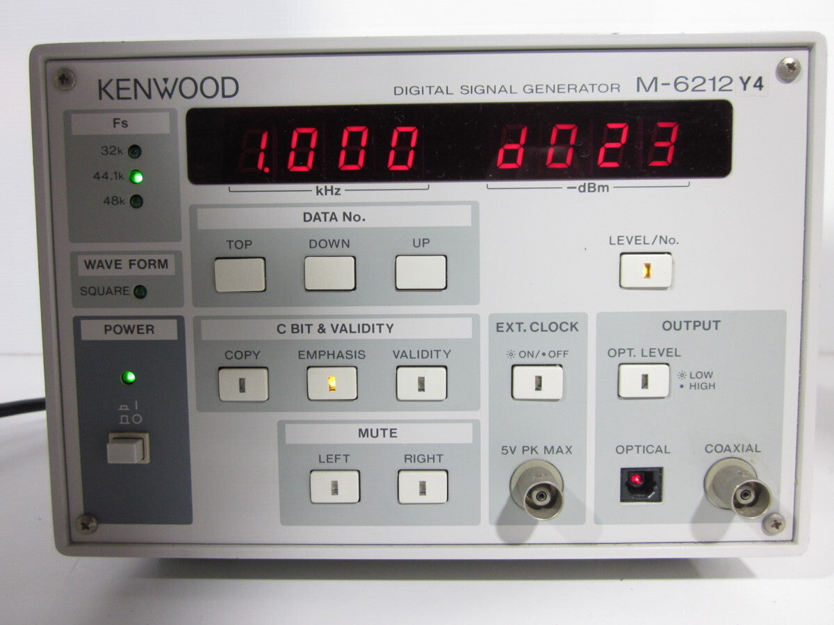 Kenwood M6212Y4 Digital Signal Generator [d1230821011]
