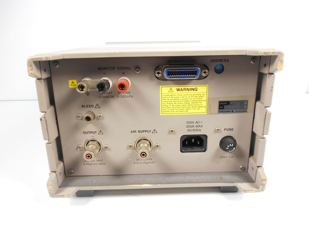 Yokogawa 2657 Standard Pressure Generator 0-200kPa [k1230821253]