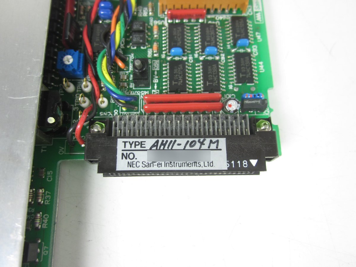 NEC AH11-104 Strain Amplifier AC200V/Min Special Specification Surge Voltage 500 Pulses [x1230810103]