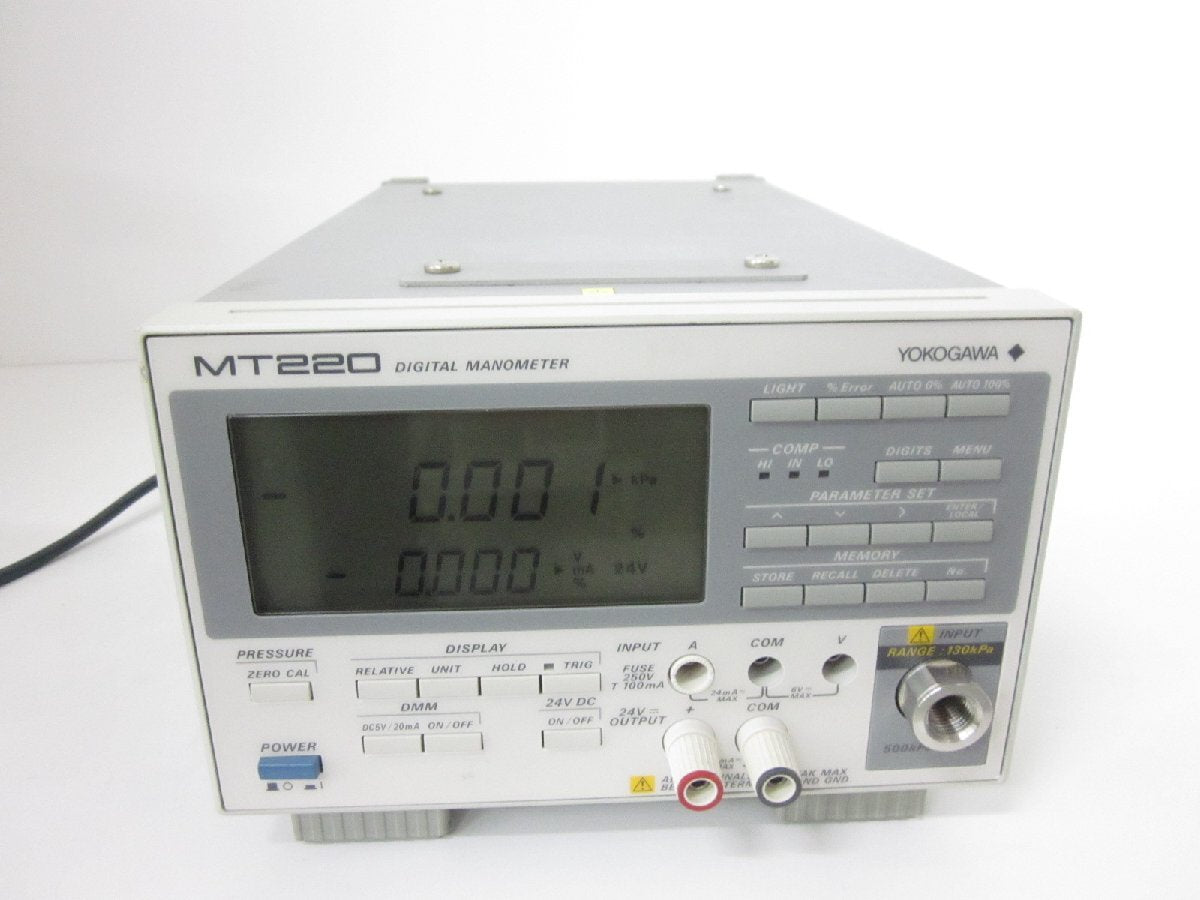 Yokogawa MT220 Digital Manometer 130kPa [k1230820953]