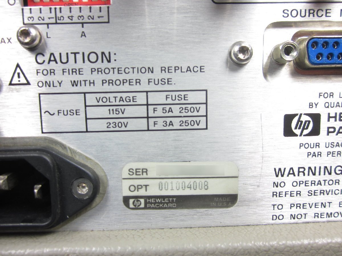 HP 83623A Synthesized Sweep Generator 10MHz-20GHz [u1230818329]