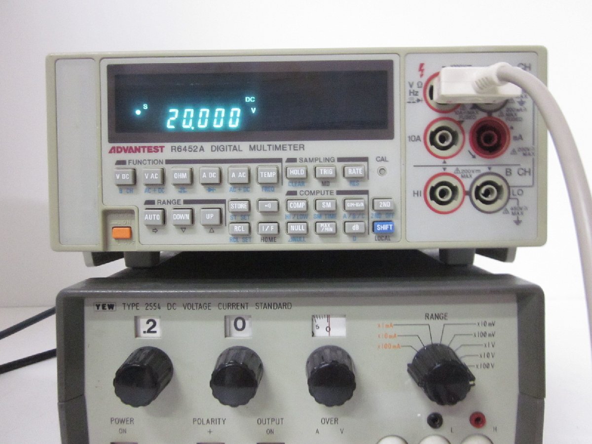 Advantest R6452A Digital Multimeter 5.5 Digit with Dual Input [w1230816161]