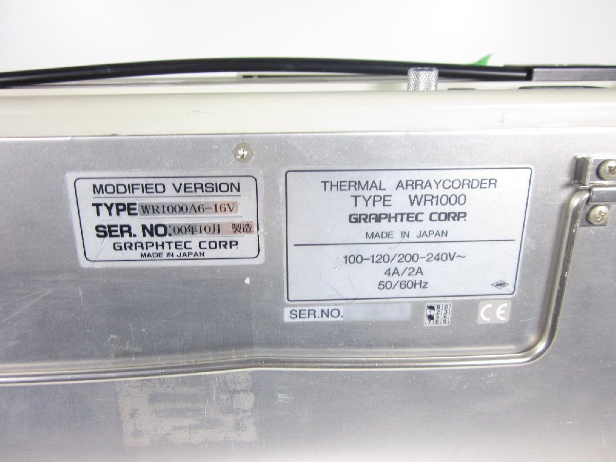 Graphtec WR1000-16T Thermal Array Recorder 16CH [m1230814490]