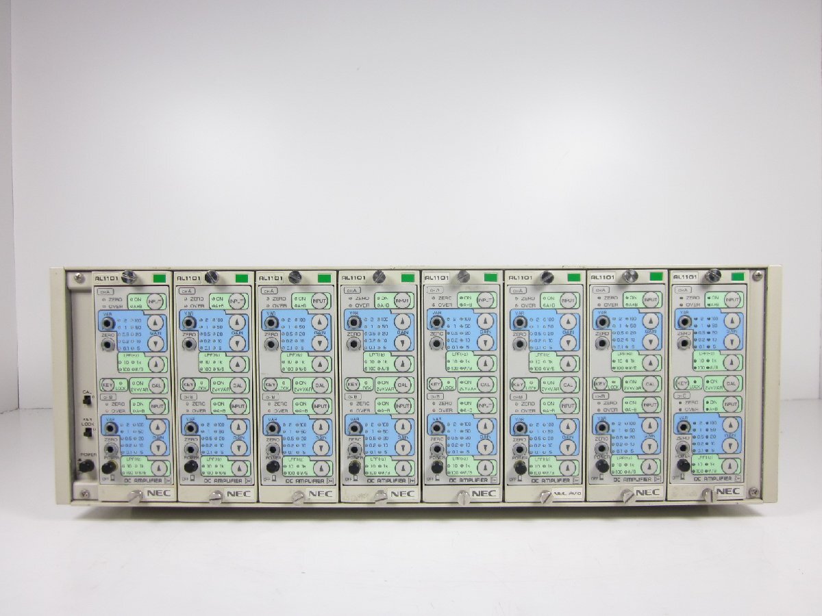 NEC Avio AL13-104 Benchtop Case with 8x AL1101 DC Amplifiers [b1230810926]