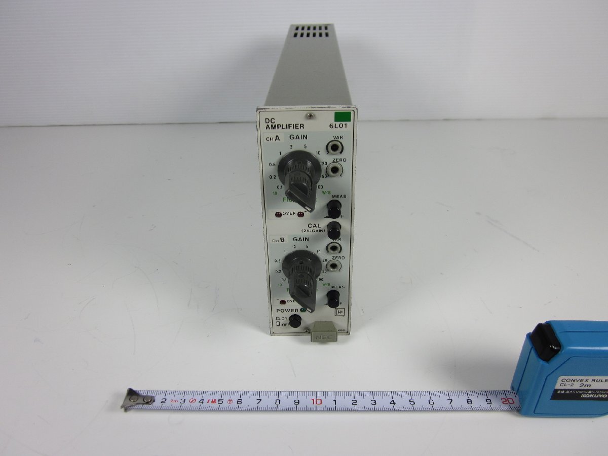 NEC 6L01 DC Amplifier 2ch Gain 0.1-100 DC-5kHz [o1230814749]