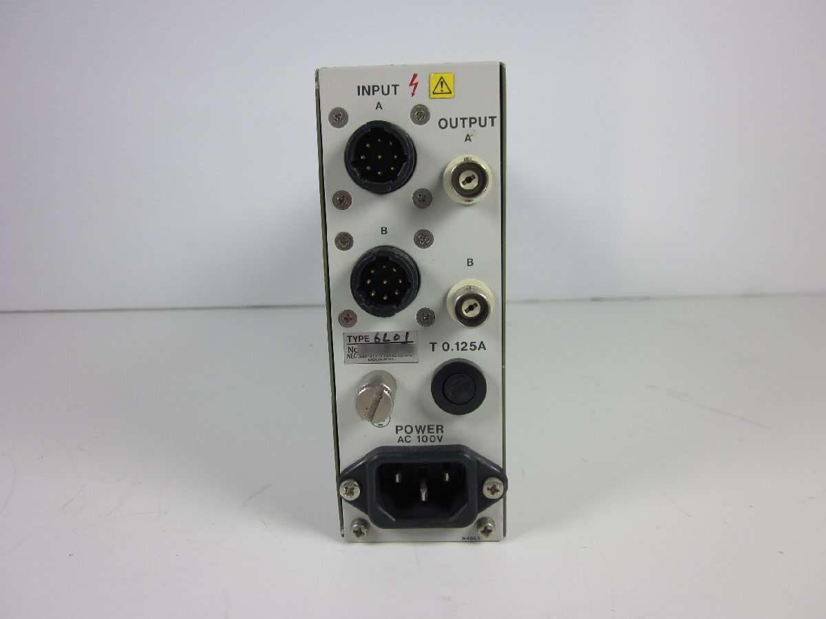 NEC 6L01 DC Amplifier 2ch Gain 0.1-100 DC-5kHz [o1230814749]