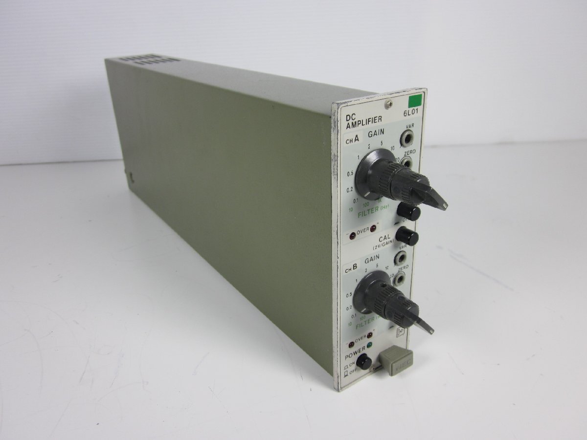 NEC 6L01 DC Amplifier 2ch Gain 0.1-100 DC-5kHz [o1230814749]
