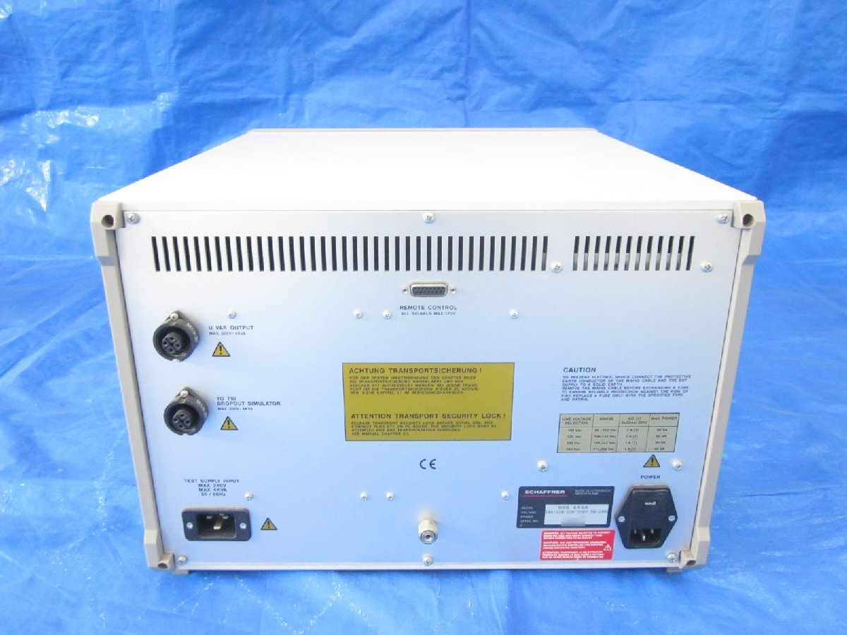 Schaffner NSG642 Variable Motor Transformer [c1230819457]