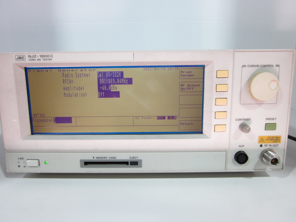JRC NJZ1800C Mobile Station Test Set [c1230820305]