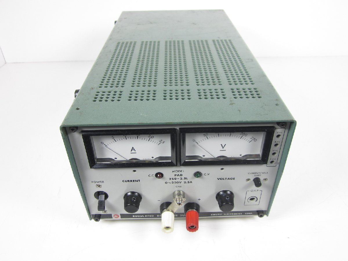Kikusui PAD250-2.5L DC Power Supply 0-250V 0-2.5A [n1230821900]