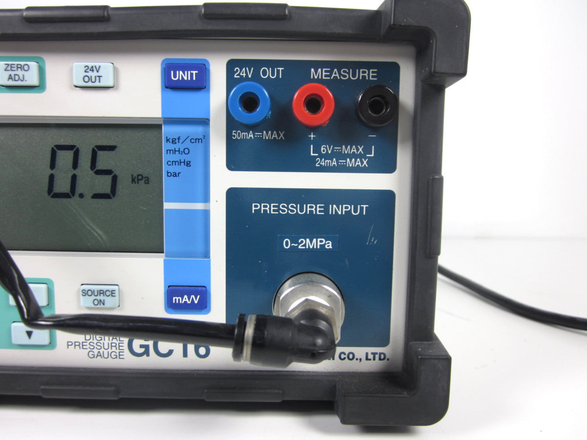 Nagano Keiki GC16 Precision Digital Pressure Gauge 0-2MPa [n1230813644]