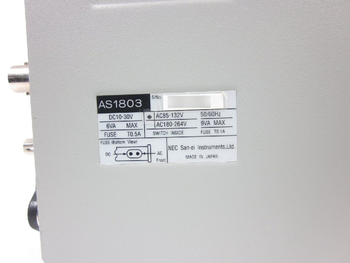 NEC AS1803 Strain Amplifier Signal Conditioner 1ch DC-2kHz [p1230816077]