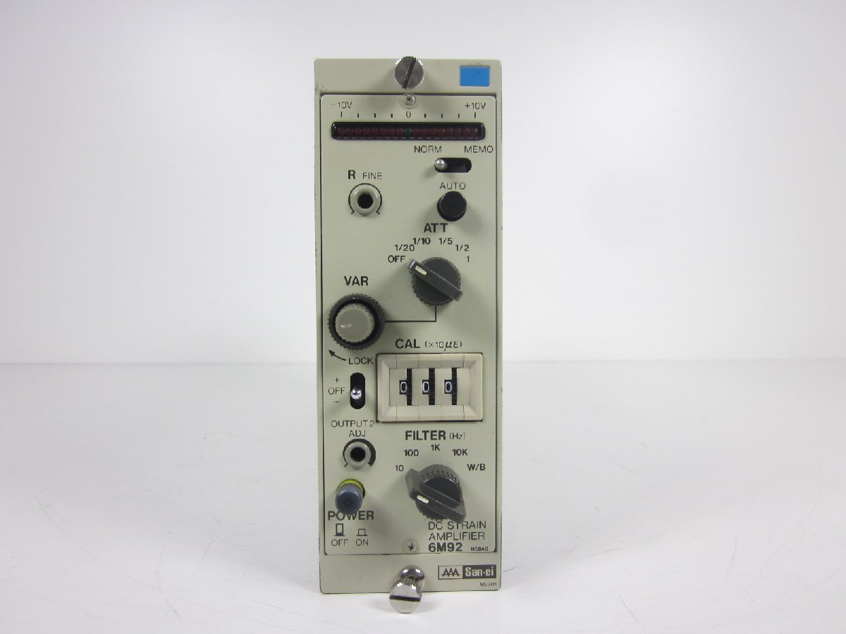 NEC 6M92 DC Strain Amplifier Unit for 43721/7796/7797/7798/7799/7902 [f1230812966]