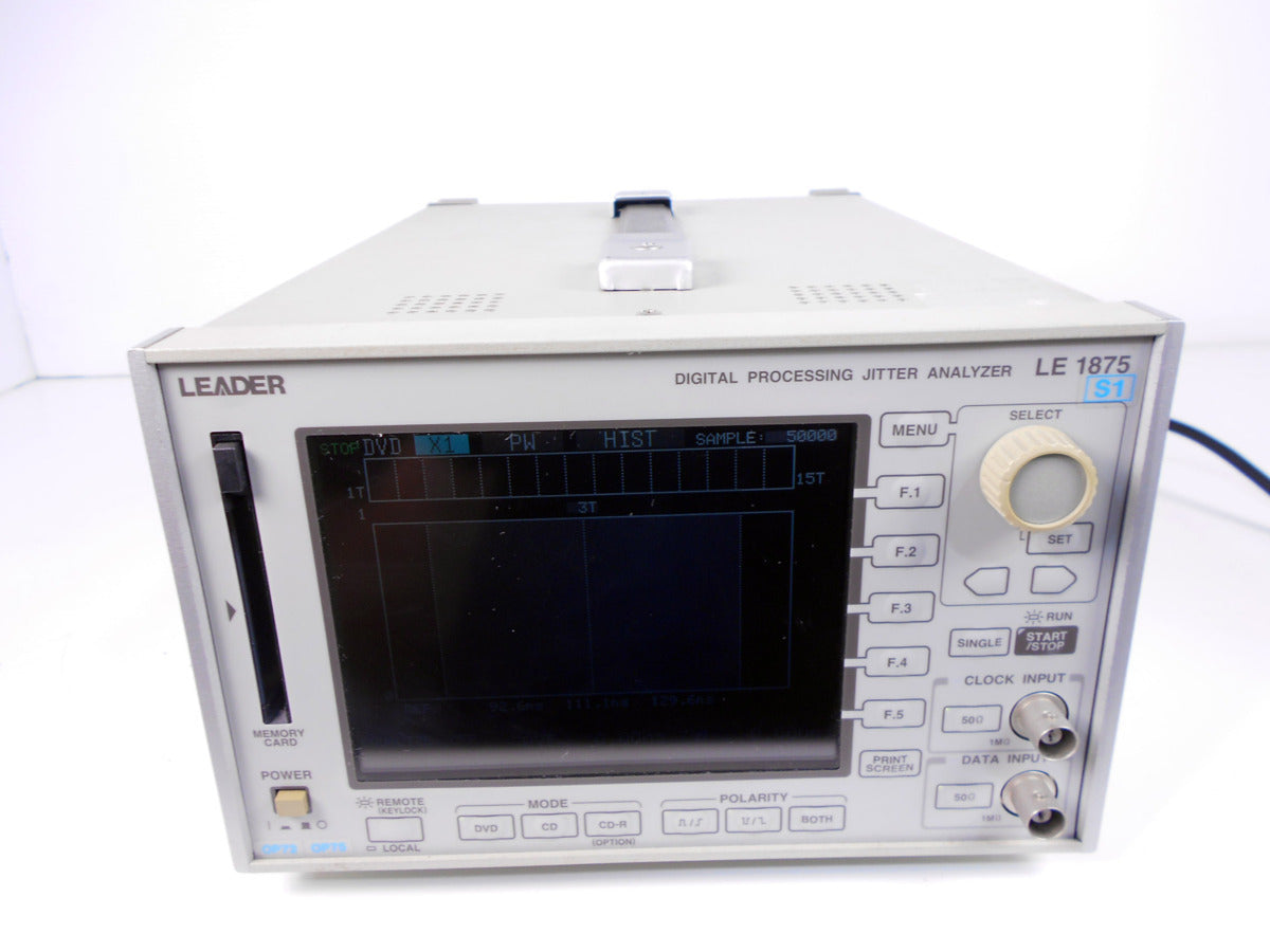Leader LE1875 DVD/CD Jitter Analyzer [q1230811013]