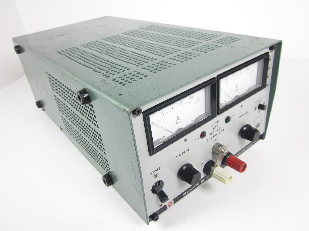 Kikusui PAD250-2.5L DC Power Supply 0-250V 0-2.5A [n1230821900]