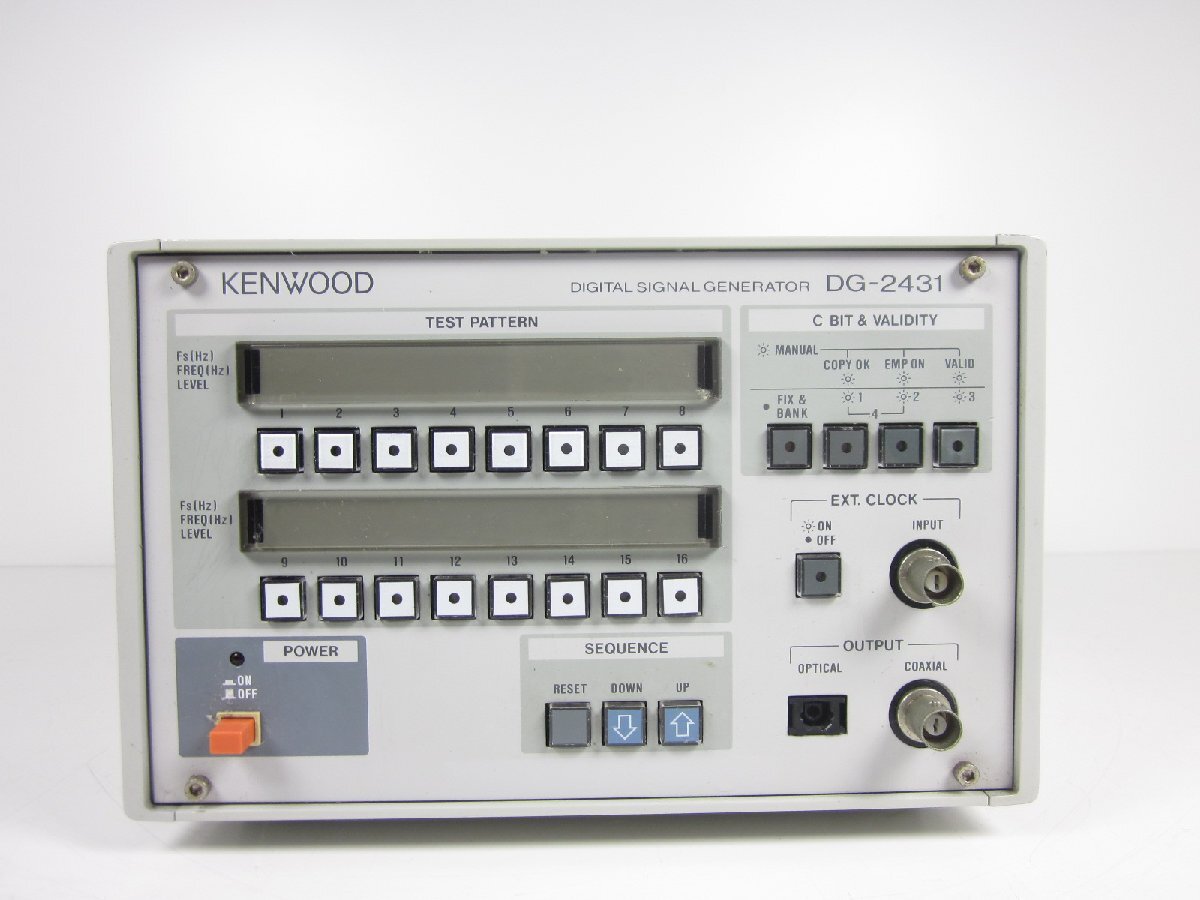 Kenwood DG-2431 Digital Audio Signal Generator [r1230815681]