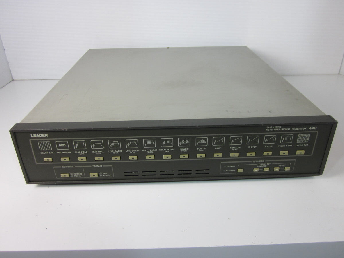 Leader Electronics 440 HDTV Test Signal Generator 1125 Lines [f1230812664]