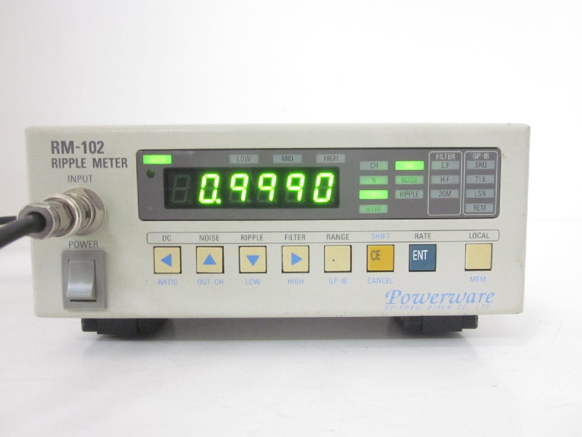 Keisoku Giken RM-102 Ripple Noise Meter [x1230805772]
