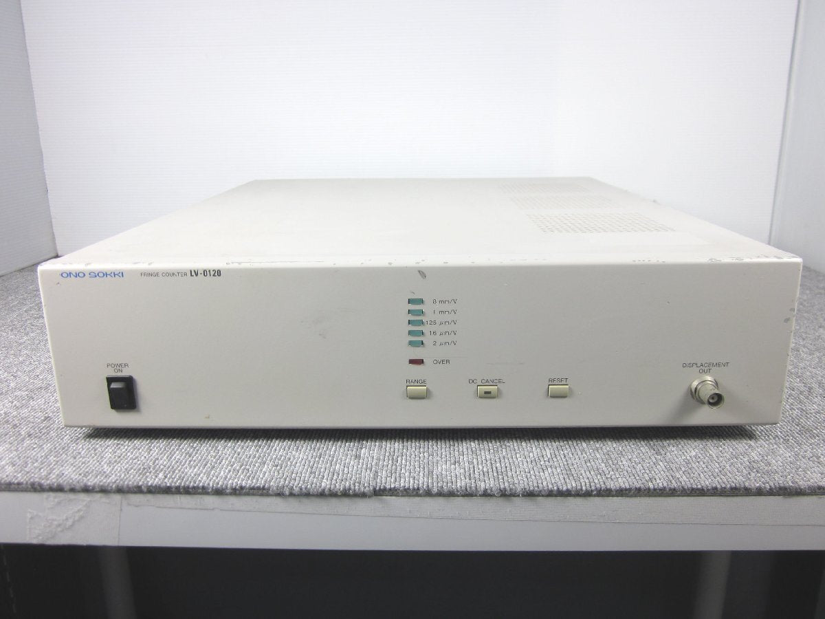 Ono Sokki LV-0120 Fringe Count Displacement Meter Unit [r1230816536]